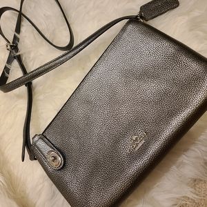 Coach Gunmetal Crossbody